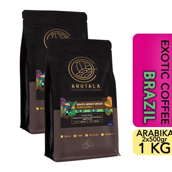 

[COD] ARUTALA Kopi Brazil Minas Gerais Arabika 1KG [COD]