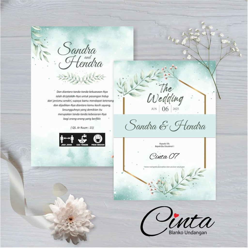 

UNDANGAN PERNIAKAHAN - CINTA 07