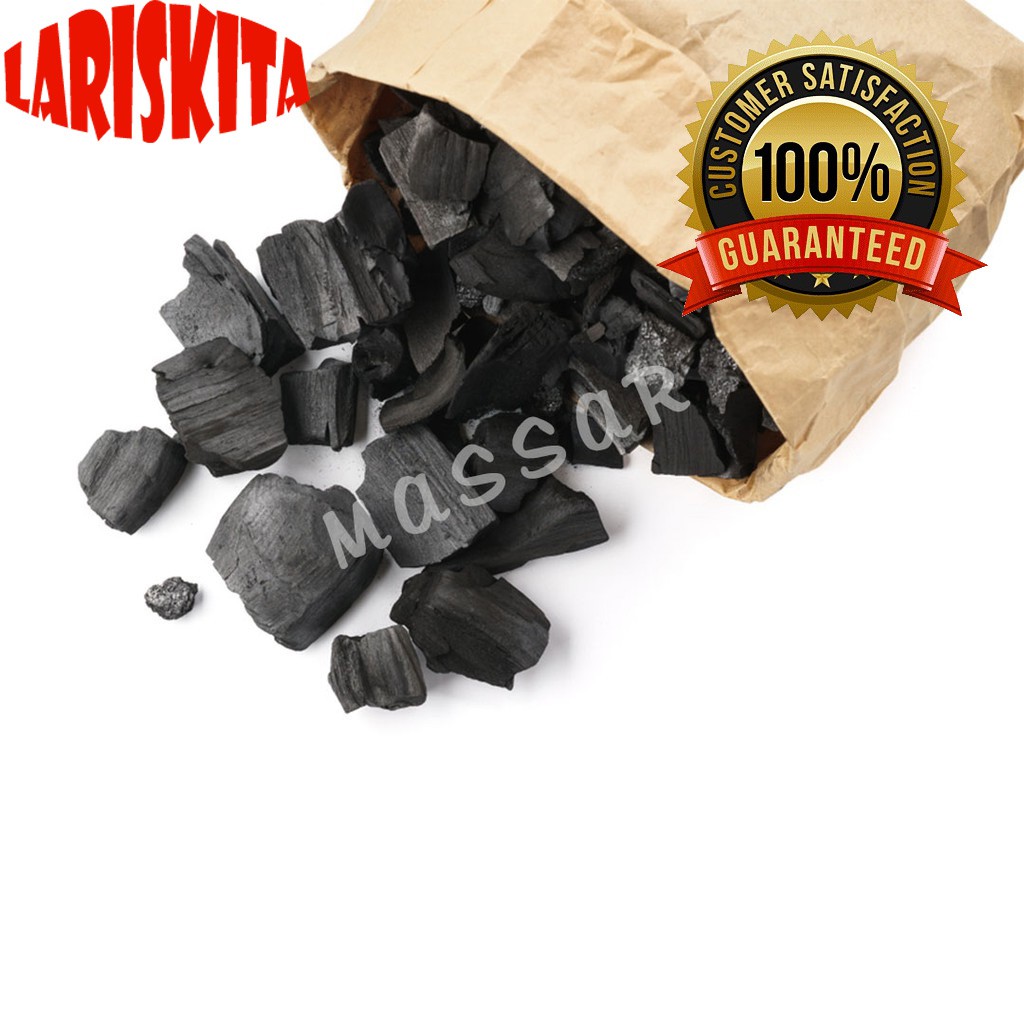 Arang Kayu Bakar/ Areng Kayu Bakar 1 Kg