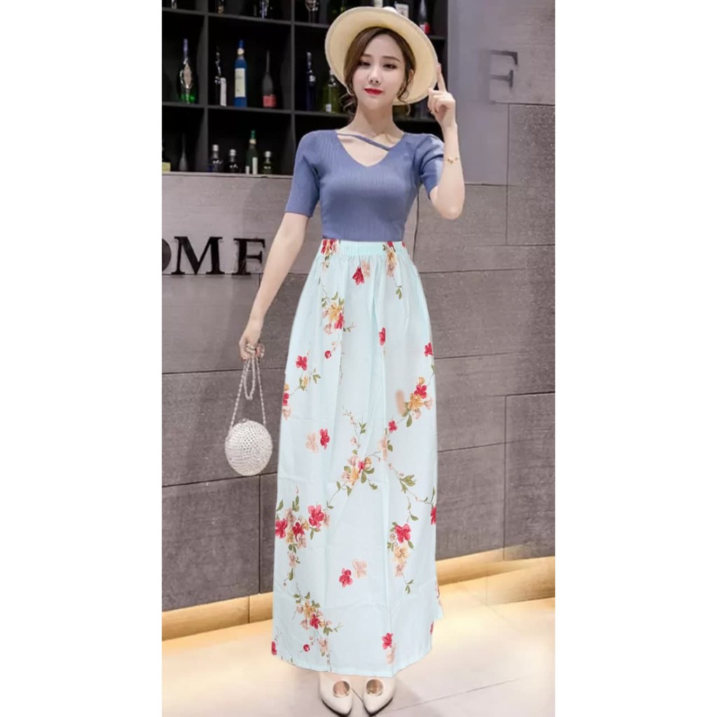 IZANY Rok Panjang Maxi Skirt-MEIHWA TOSCA