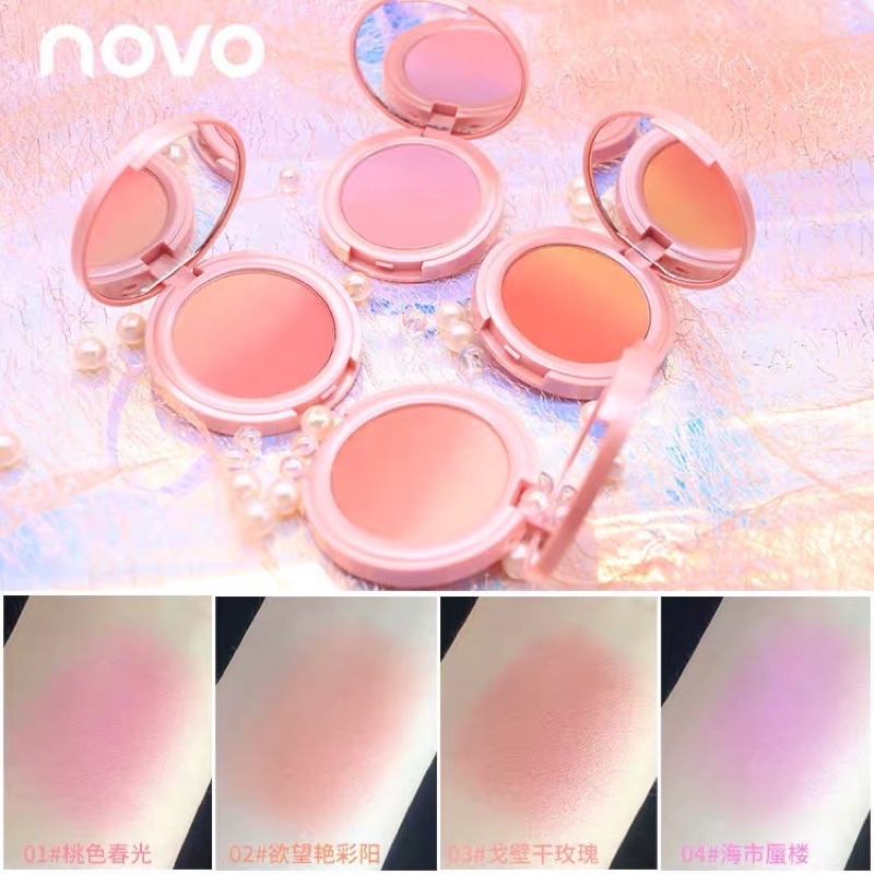 ❤️Novo Perona Pipi BPOM FOCALLURE COLOR MIX  FACE MINERAL PIGMENT BLUSHER BLUSH POWDER