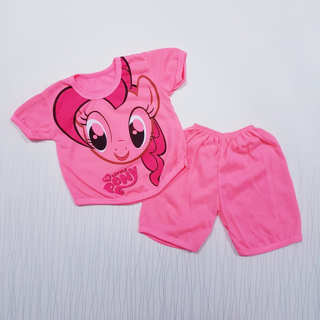 COD Setelan Anak Perempuan Motif Little Pony Baby Alicia