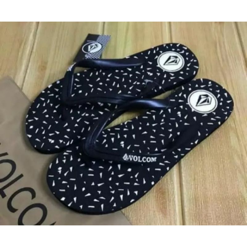 VOLCOM sandal jepit Peria/ wanita santai [distro] murah telaris