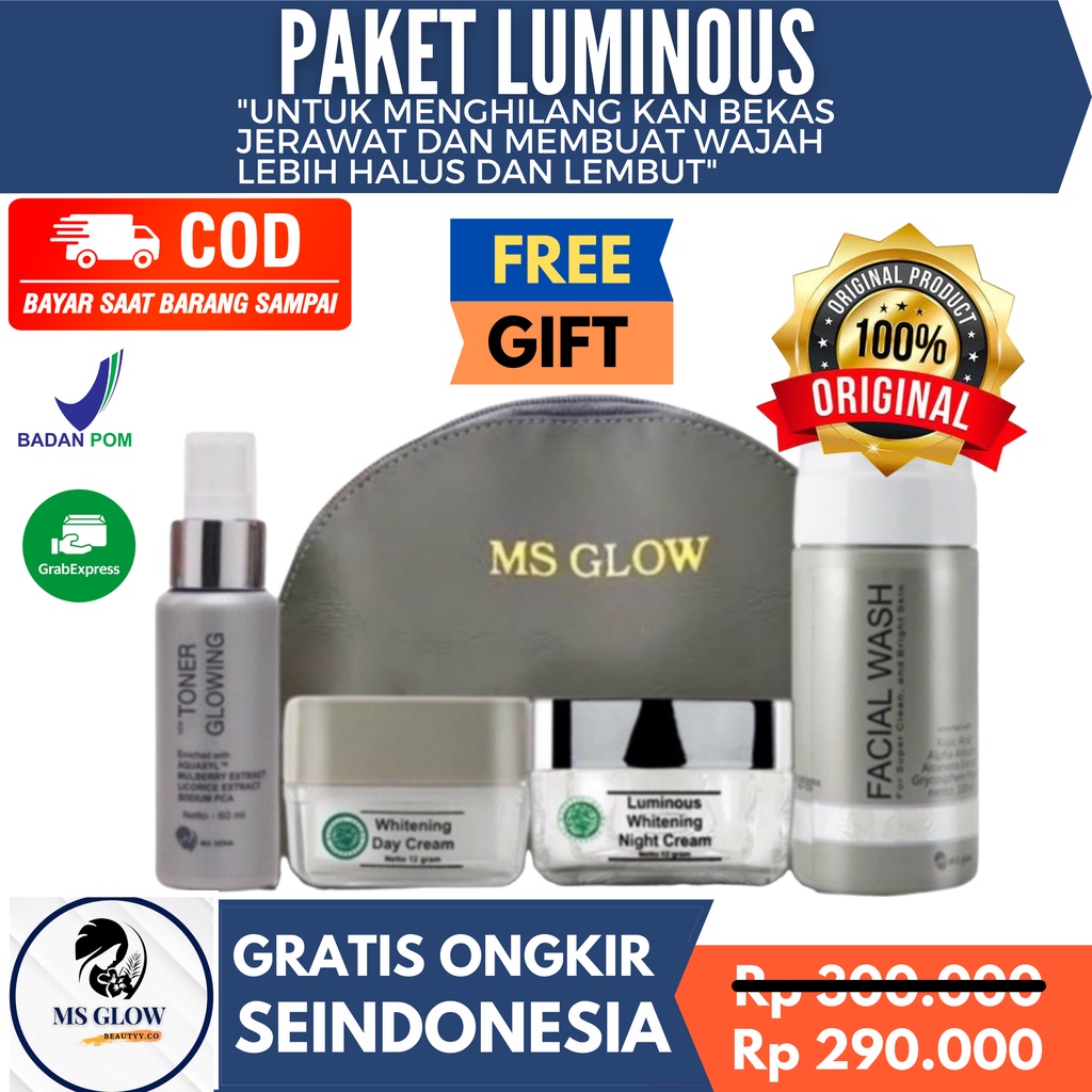 MS GLOW Paket luminous Original MS GLOW Paket Luminous MS GLOW Original