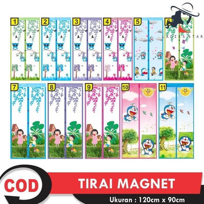  Tirai  Magnet Anti  Nyamuk  Kelambu  Anti  Nyamuki Gordyn 
