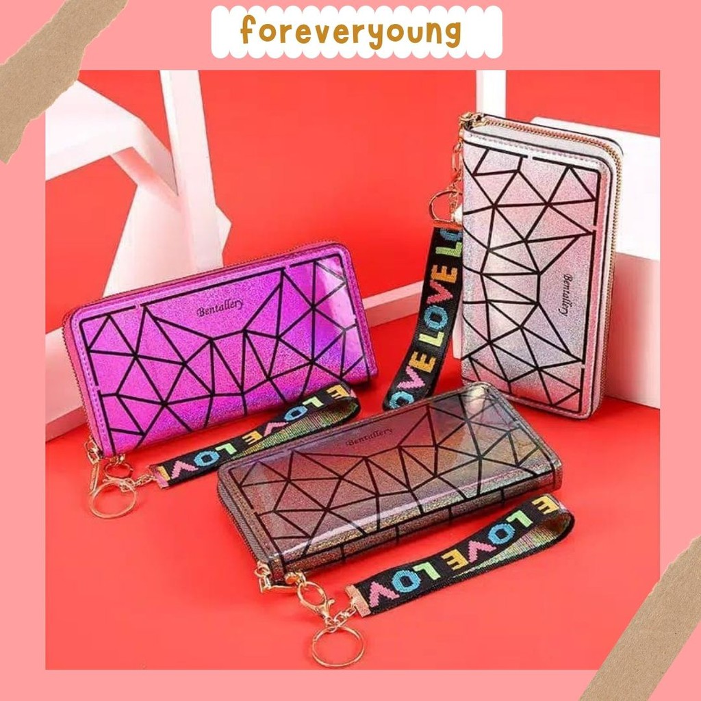 ( Fy ) COD Dompet import dompet wanita  dompet panjang Wanita dompet Wanita murah  cantik real pic