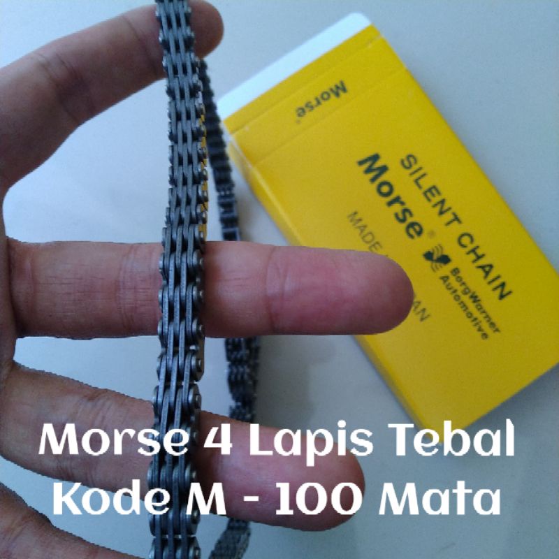Rantai Keteng Kamprat Megapro GL Pro Max Neotech Original Japan 100 Mata Morse Empat Lapis
