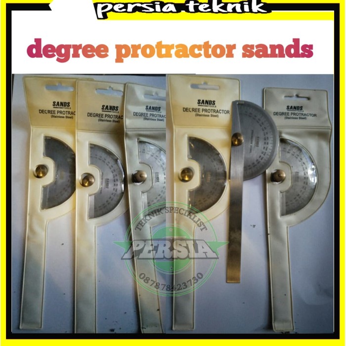 IOP | busur derajat-degree protractor stainless