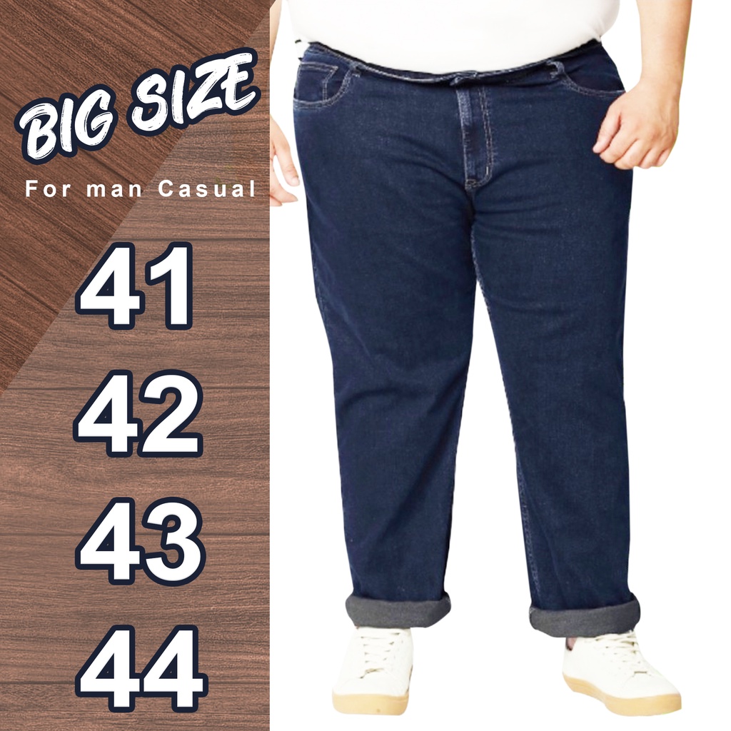 JEANS STANDAR PANJANG LEVIS UKURAN JUMBO 28-44 Jeans  LEA 606 Pria Standard - Big Size - Biru Terang