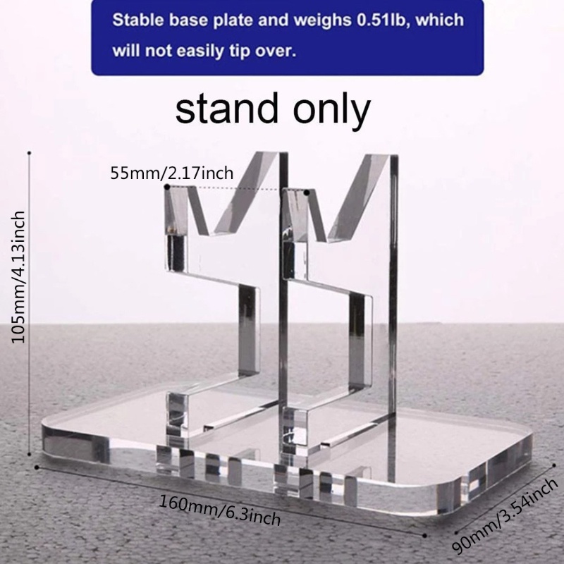 Btsg Stand Holder Kontroler Universal Akrilik Tampilan Sempurna Braket Gamepad Dengan Tekstur Kristal Untuk PS5