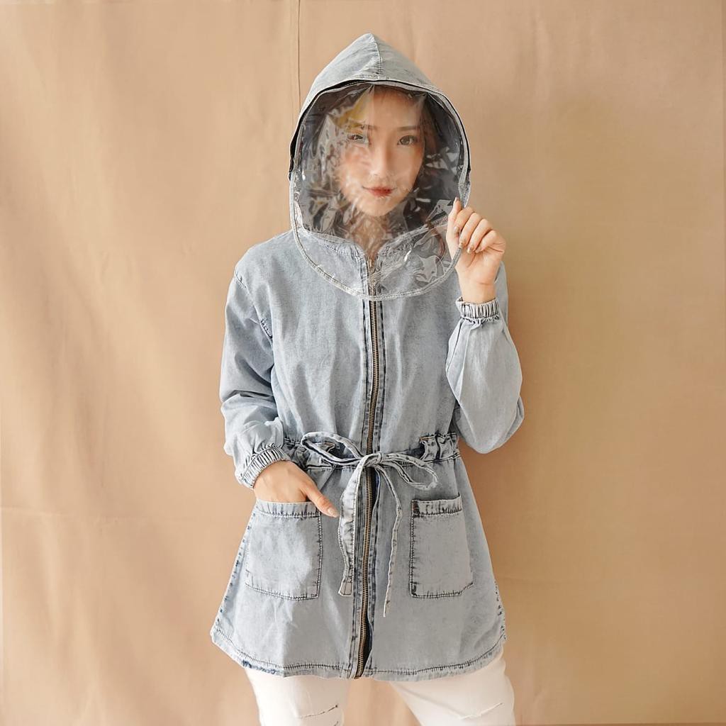 HOPYLOVY - Jaket Hoodie Wanita Anti Corona Selvia