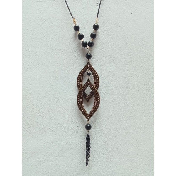 kalung fashion/ aksesoris wanita/ kalung hijab etnik