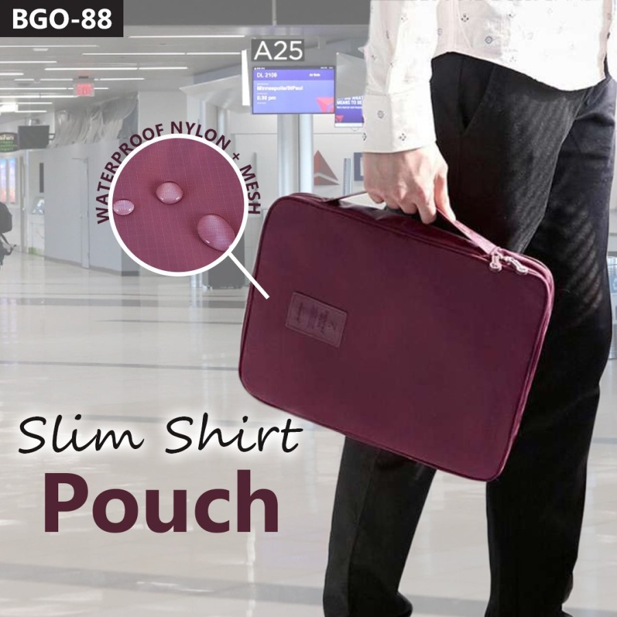 Tas Slim Shirt Pouch Tas Travelling Ringkas Multifungsi  BGO 88