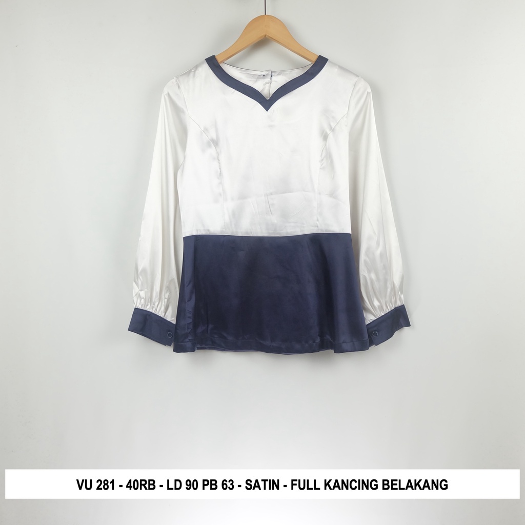 Thrift Blouse Vintage | Kode V4-VU 281