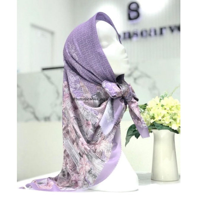 Buttonscarves The Malaya Series Iris