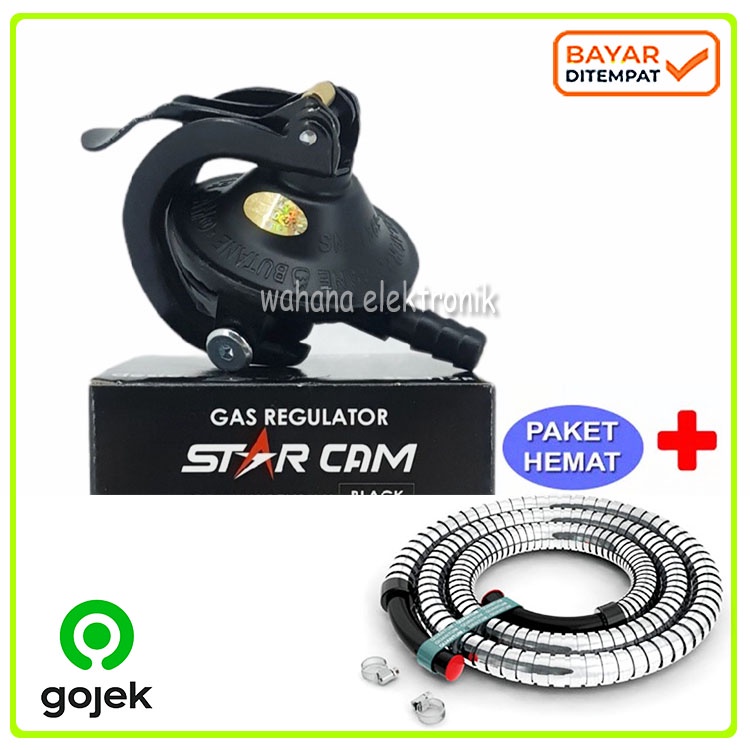 Destec Regulator Gas Star cam Winn Gas Regulator Kompor Gas / Selang Gas / Selang Regulator Kompor Gas