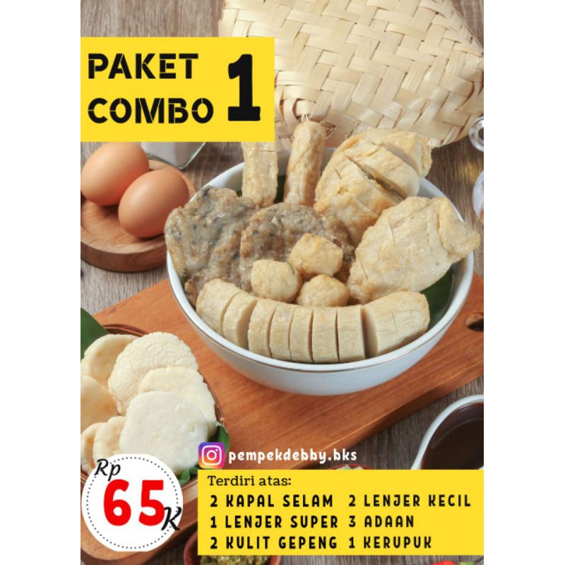 

Pempek Debby Paket COMBO 1