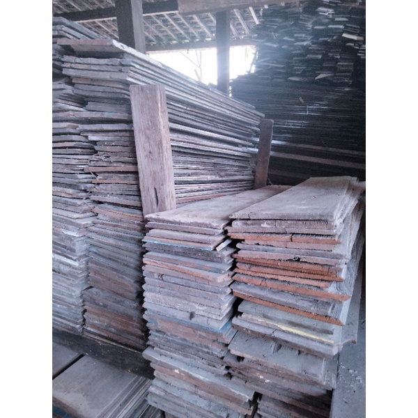 papan kayu jati bekas