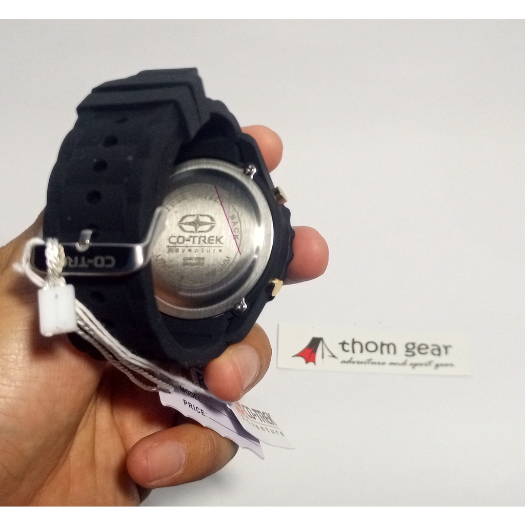 Cotrek Caco 0068 Pasifik Jam Tangan Sport Adventure Waterproof Strap Rubber Berkualitas Water Resistant Outdoor Tactical Tentara Militer Macho Polisi Keren Murah Pria Gaul Digital Thomgear Balangan Banjar Barito Kuala