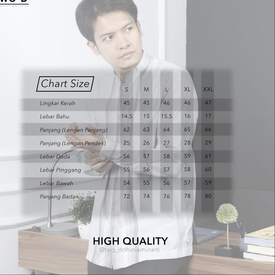 Hot Sales SHAZHA.OFFICIAL - COD - Atasan Muslim Pria - Baju Koko TD2001 - TWO-D ,,,