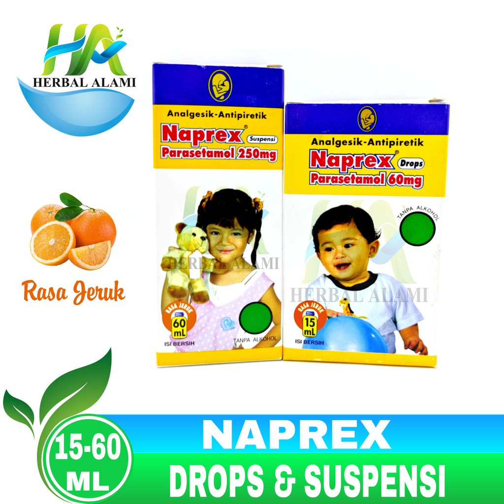 Naprex Syrup - Obat Demam Dan Pereda Nyeri Pada Anak