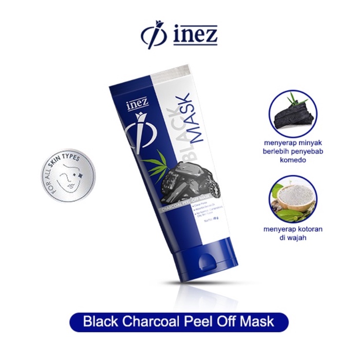 Inez Cosmetics Black Mask (Charcoal Peel-off Mask) 40 gr