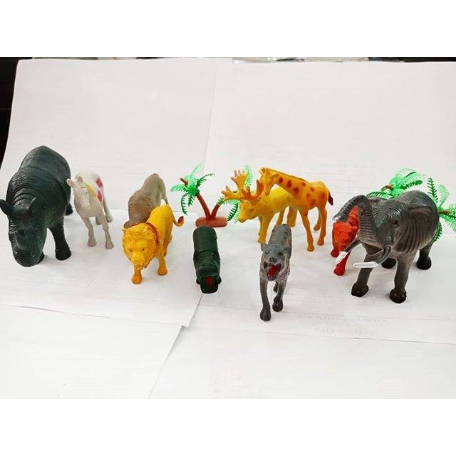 Wild Animal / Mainan Binatang Karet A586.