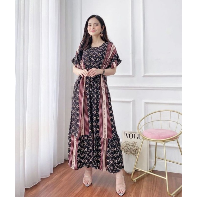 DASTER RUFFLE VIRAL DRESS SALSA RESLETING DASTER BUSUI