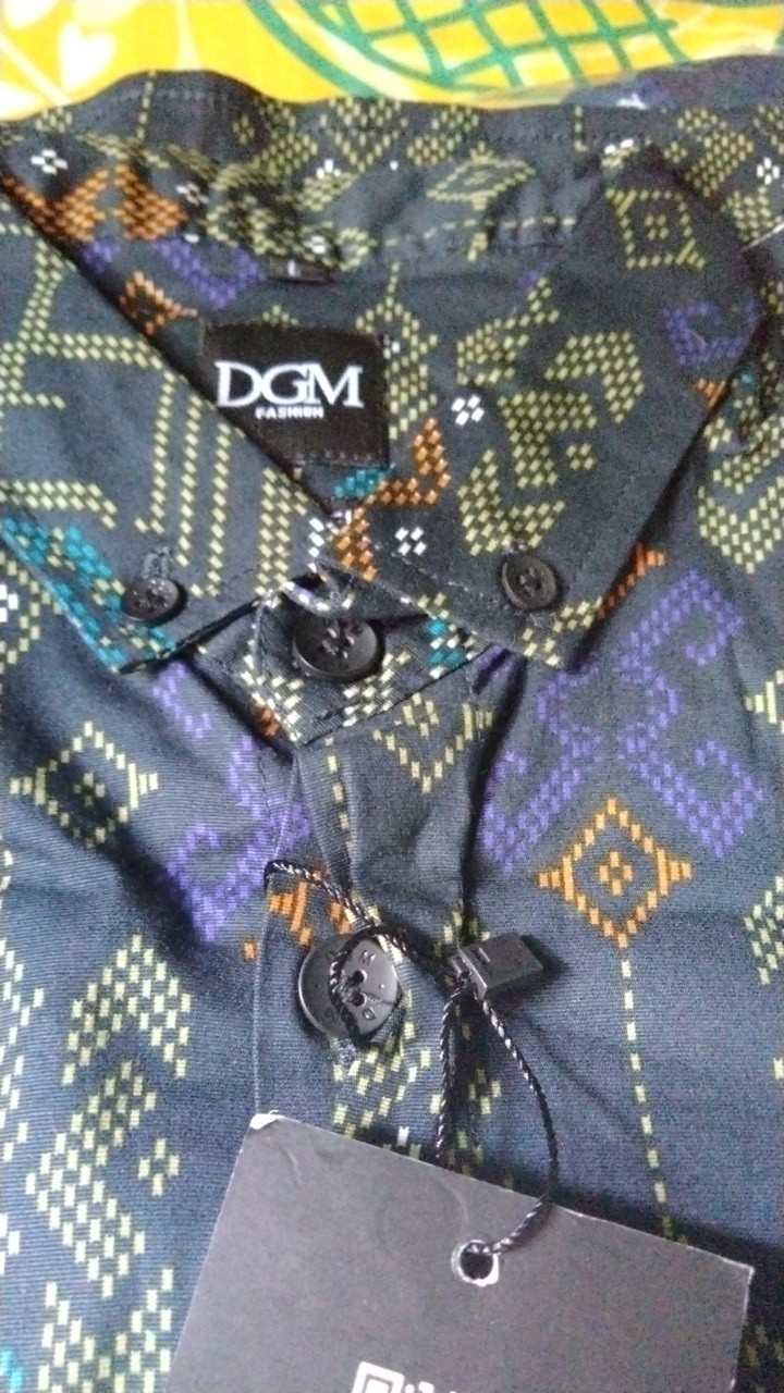 Dgm Fashion New Arrival Distro Batik Pria Bordir Sogan Batikaf Notoarto Batik Ipnu-ippnu Hem Pria