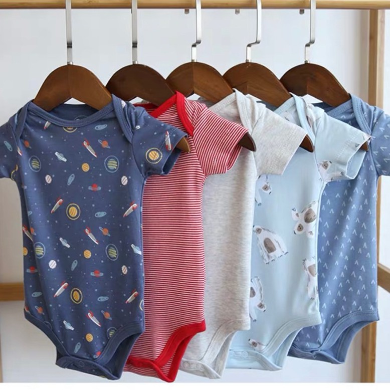 [ISI 5] 3-24 bln PAKAIAN BAYI [Kualitas Impor] BAJU ANAK JUMPER PIYAMA ROMPER UNISEX C