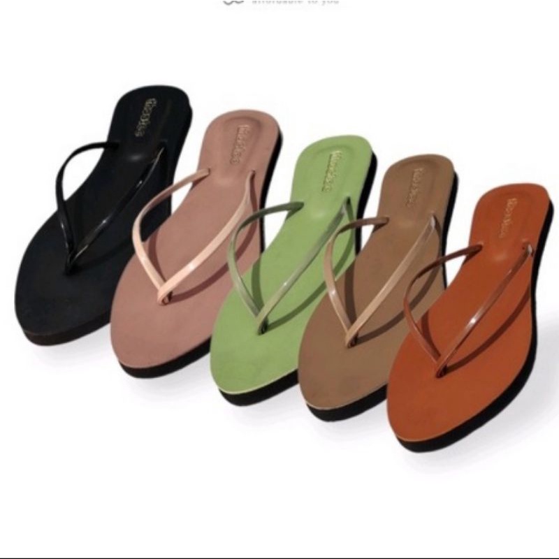 sandal jepit wanita thostee rubby tali flip flop