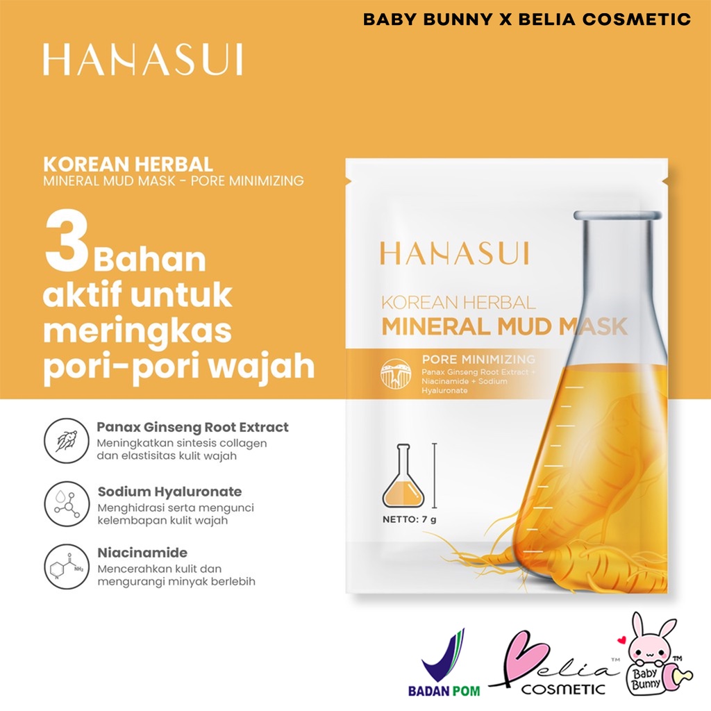 ❤ BELIA ❤ HANASUI Peel Off Masker | Hitam Komedo | BPOM