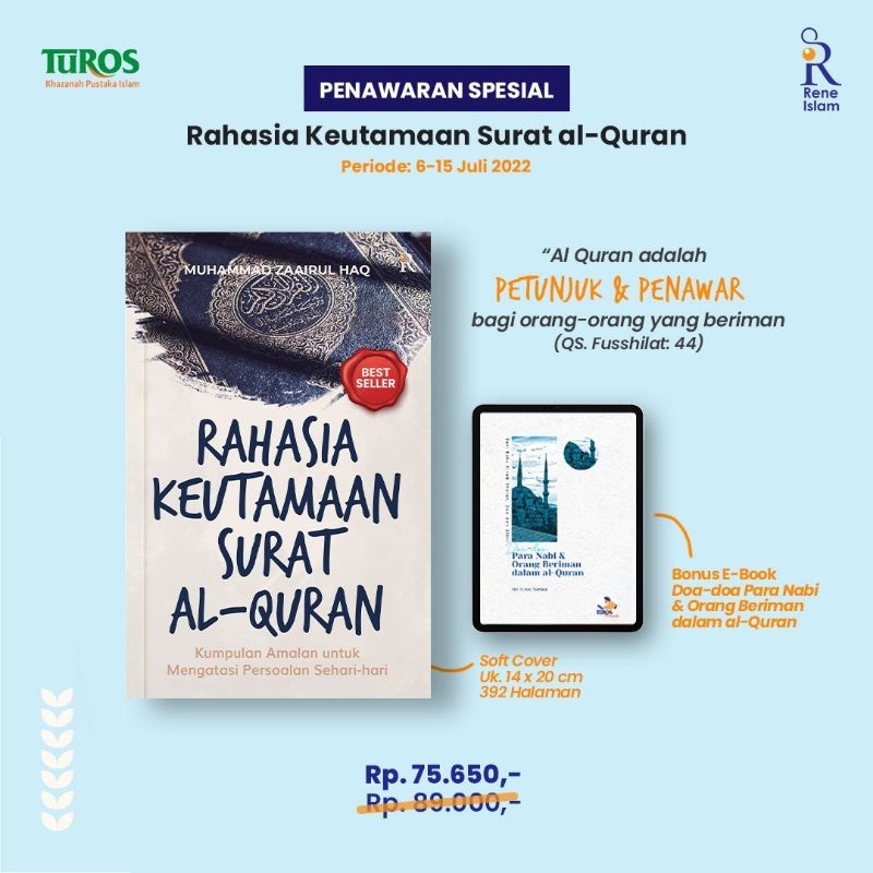 Bundling Buku Rahasia Keutamaan surat Al Qur'an, Mujarobat dan Shallu Alan Nabi