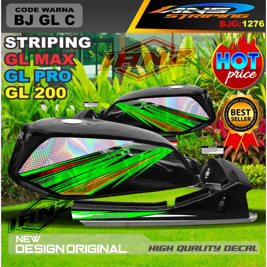 STIKER STRIPING GL 2000 HOLOGRAM / STRIPING GL PRO MAX VARIASI HOLOGRAM / STRIPING GL HOLOGRAM