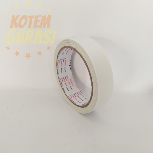 

KOTEM GARASI Double Tape 24 mm x 12 meter / Double Tape 1 Inch x 12 meter 13 yard KYOTO TAPE