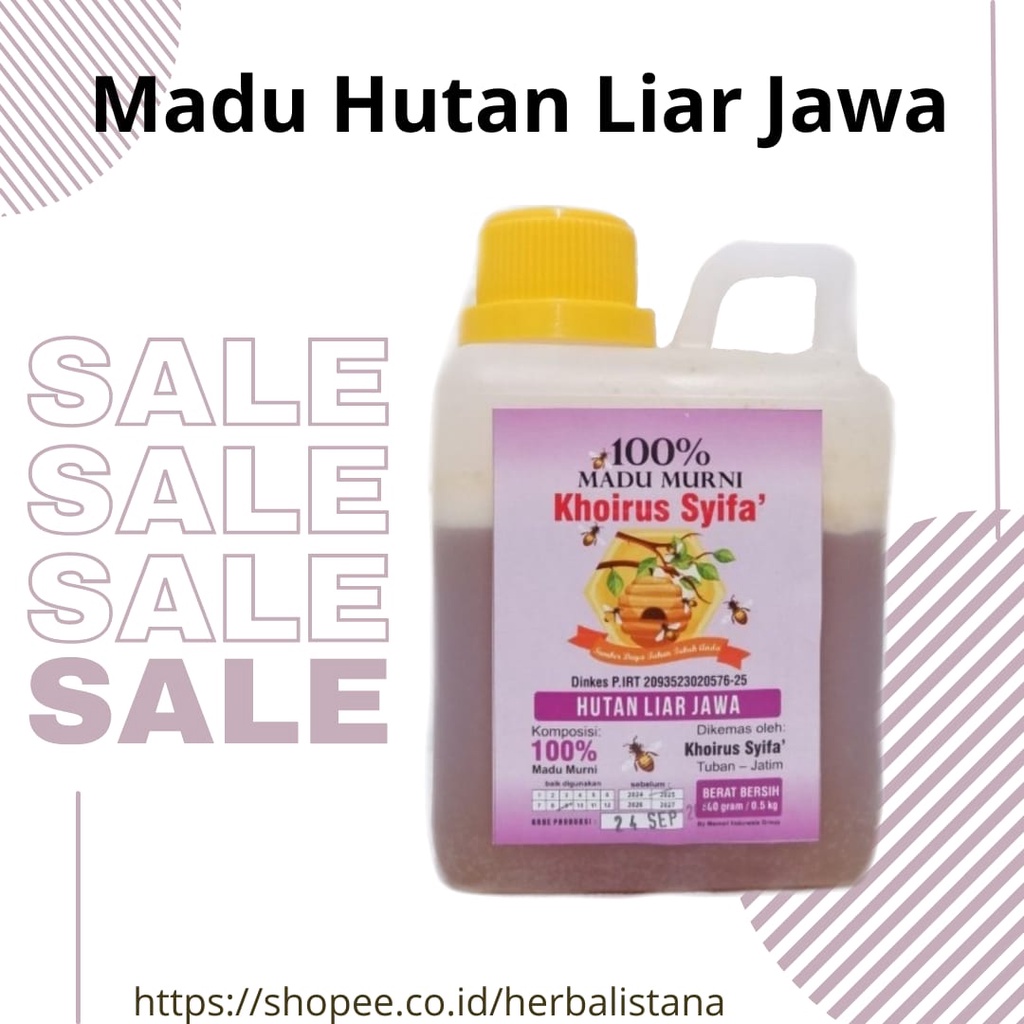 

Madu 0,5 kg Madu Hutan Liar Jawa Madu 0,5 kgTERBARU!!!Madu 0,5 kg Herbal Istana