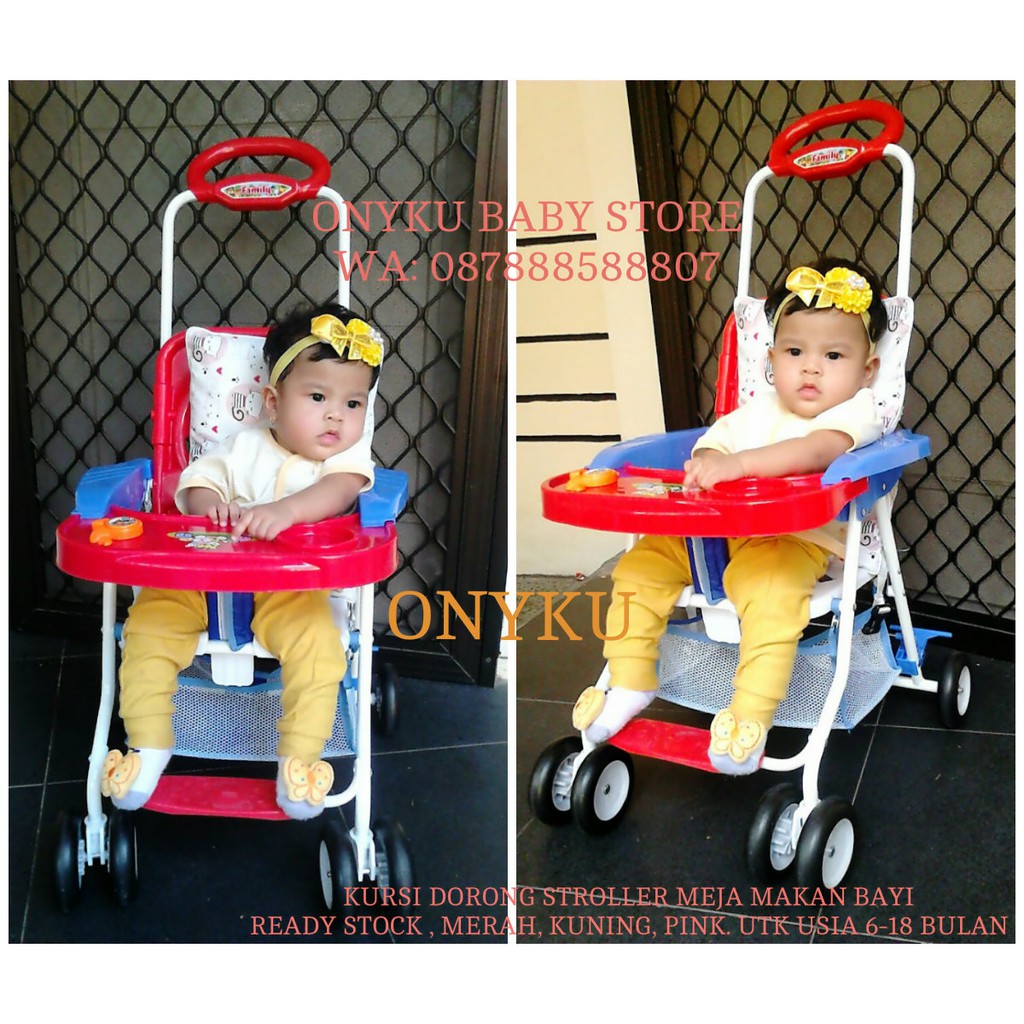  Kursi  Makan Bayi  Family Chair Stroller Kereta Kursi  Dorong  