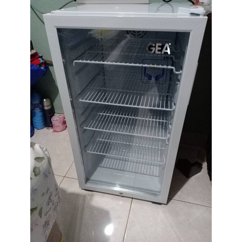 Showcase Kecil Gea Expo 90fd 92 Liter Display Cooler Lemari Pendingin Minuman Mini 1 Pintu 90 Fd Shopee Indonesia