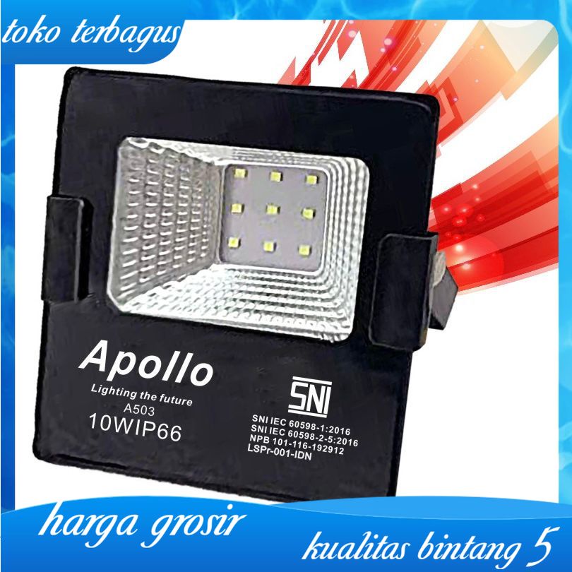 Lampu Sorot LED 10 Watt IP66 LED Flood Light Outdoor Indoor Awet Super Terang