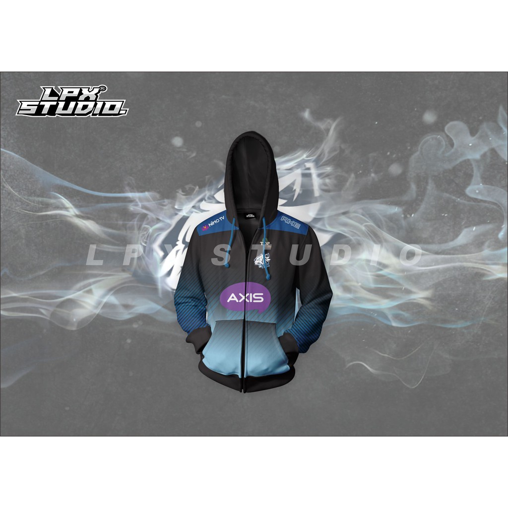 JAKET PRINTING GAMING FREE FIRE/PUBG EVOS ESPORT, FREE NICK NAME