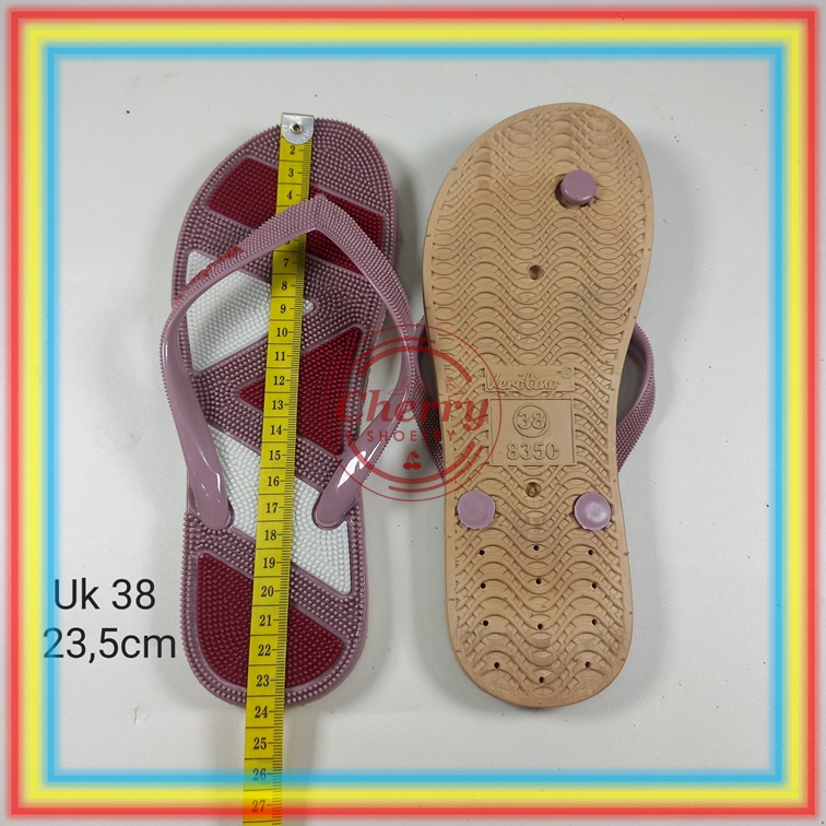 8350-22J Sandal Jepit Rematik Refleksi Verotino Sendal Duri Terapi Kesehatan Akupuntur Glanzton