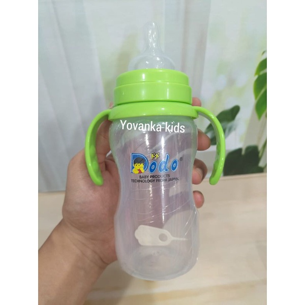 Botol Susu Jumbo Dodo+Pegangan 300ML /180MlBPA Free/Deluxe Bottle With Handle DBP011