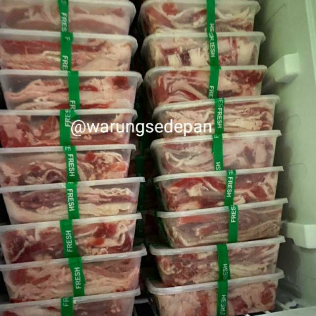 Beef Slice US 500 gr Daging Slice Beef Slice Yoshinoya 500 gr Beef Slice Teriyaki BBQ Barbeque Dagin