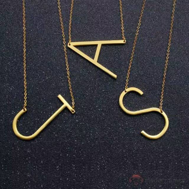 KALUNG HURUF ANTI KARAT EMAS DR06