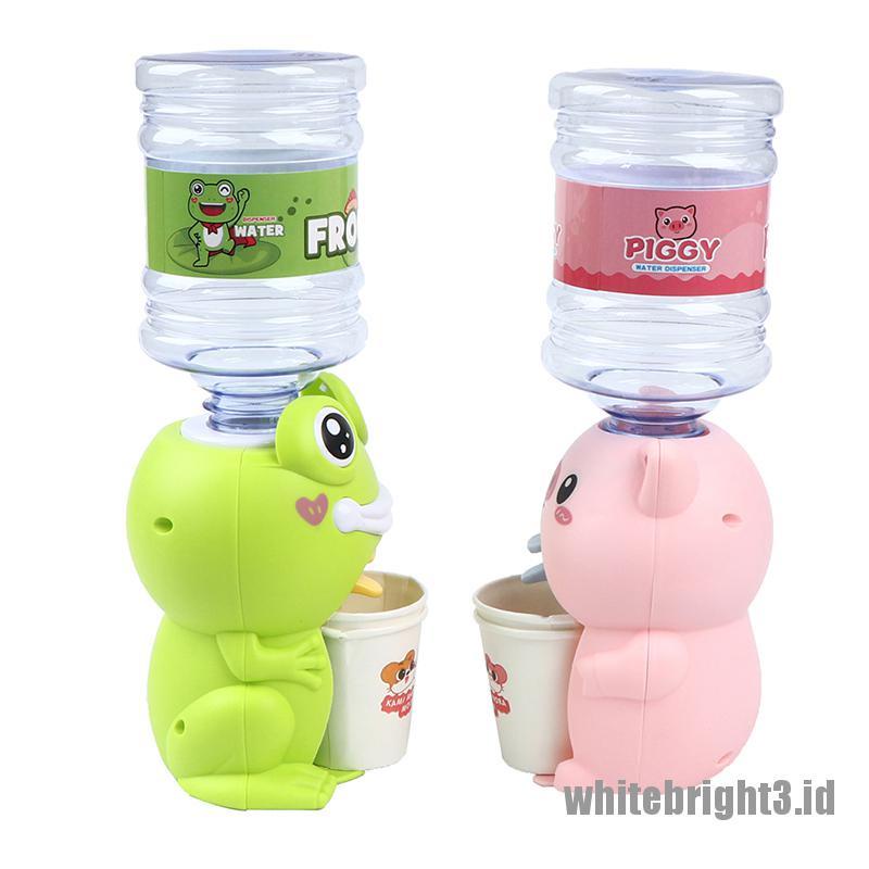 (white3) 1pc Mainan Dispenser Air Minum Mini Ukuran 8x23cm Untuk Anak Bermain Peran