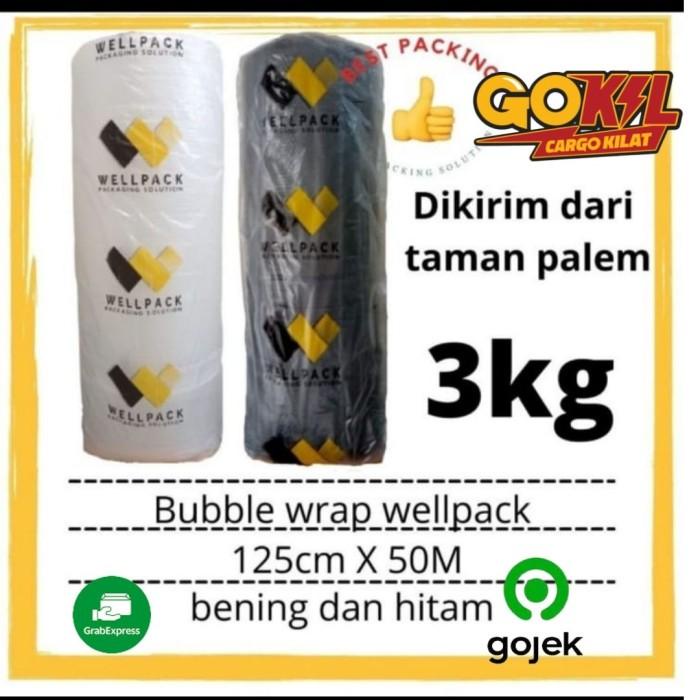 

Wraping Bubble Wrap Roll Bening Hitam Wellpack Uk 125Cm X 50M