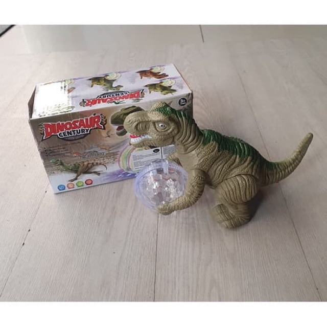 MAINAN DINOSAURUS TYREX BOLA LAMPU DISCO