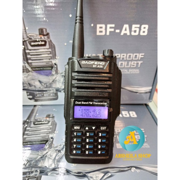 Promo ht baofeng A58 waterprof dual band