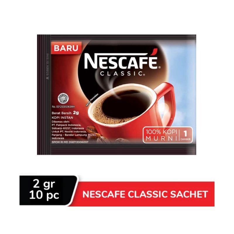 

Nescafe Classic 10 x 2 g