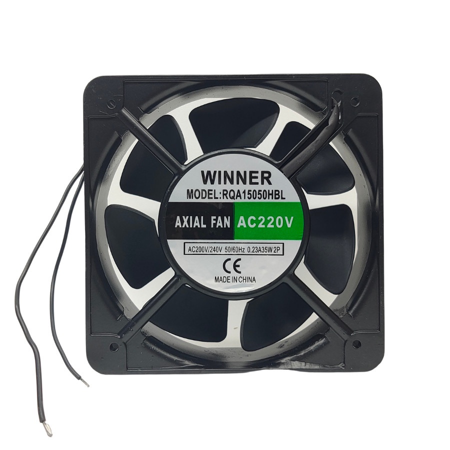 Kipas Pendingin Winner 15cm Cooling Fan AC 220v Ball Bearing 15 x 15 x 5 cm